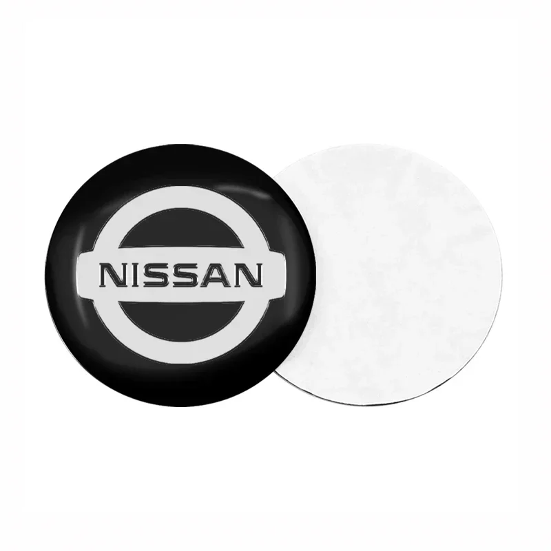 56mm Car Tyre Wheel Center Hub Cap Badge Sticker Accessories For Nissan Qashqai X J10 J11 Trail Tiida Juke Teana Pulsar Altima