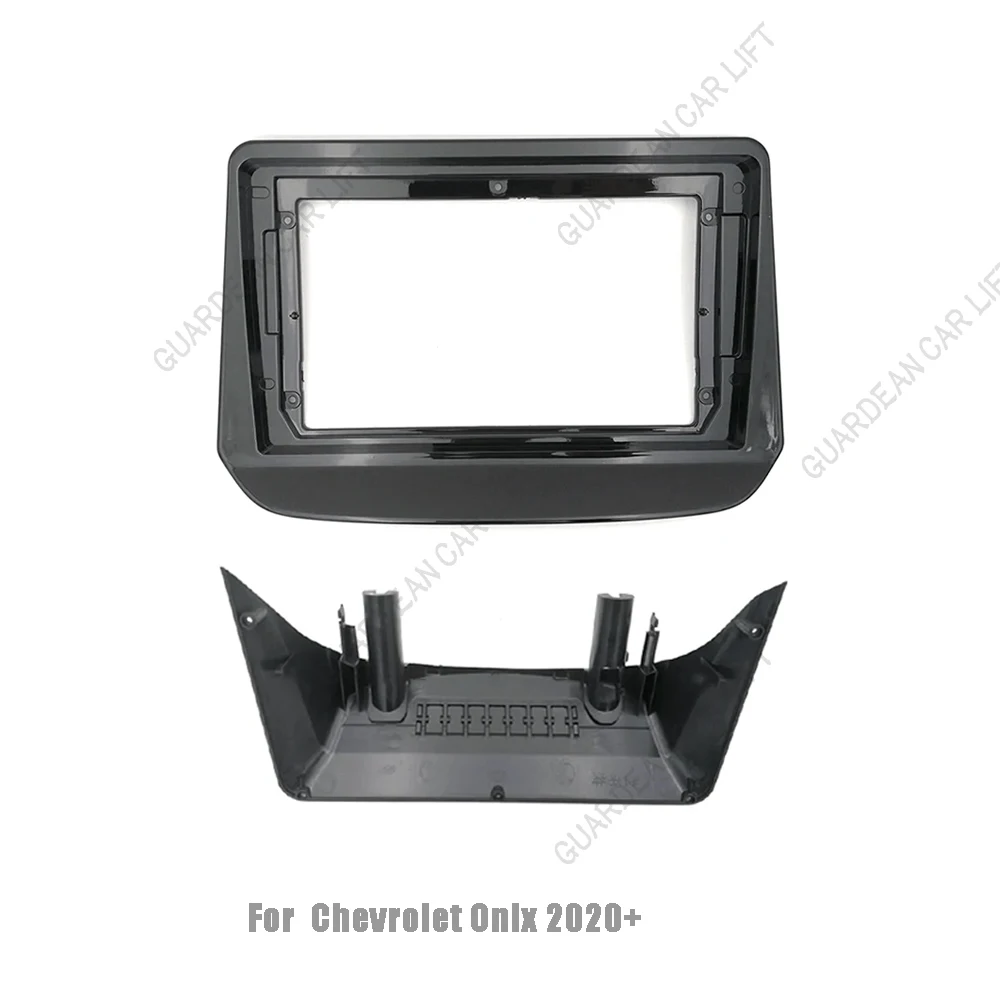 Chevrolet Onix 2020 + Car Radio Fascias 용 9 인치 Android GPS MP5 스테레오 플레이어 2 Din 헤드 유닛 패널 대시 프레임 설치 Tri