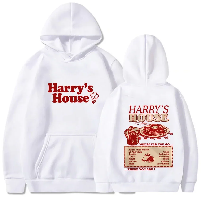 Harrys House Love on Tour Hoody Men\'s Autumn Fleece Sweatshirt Unisex Lovely Aesthetic Hoodie Retro Comic Print Graphic Clothes