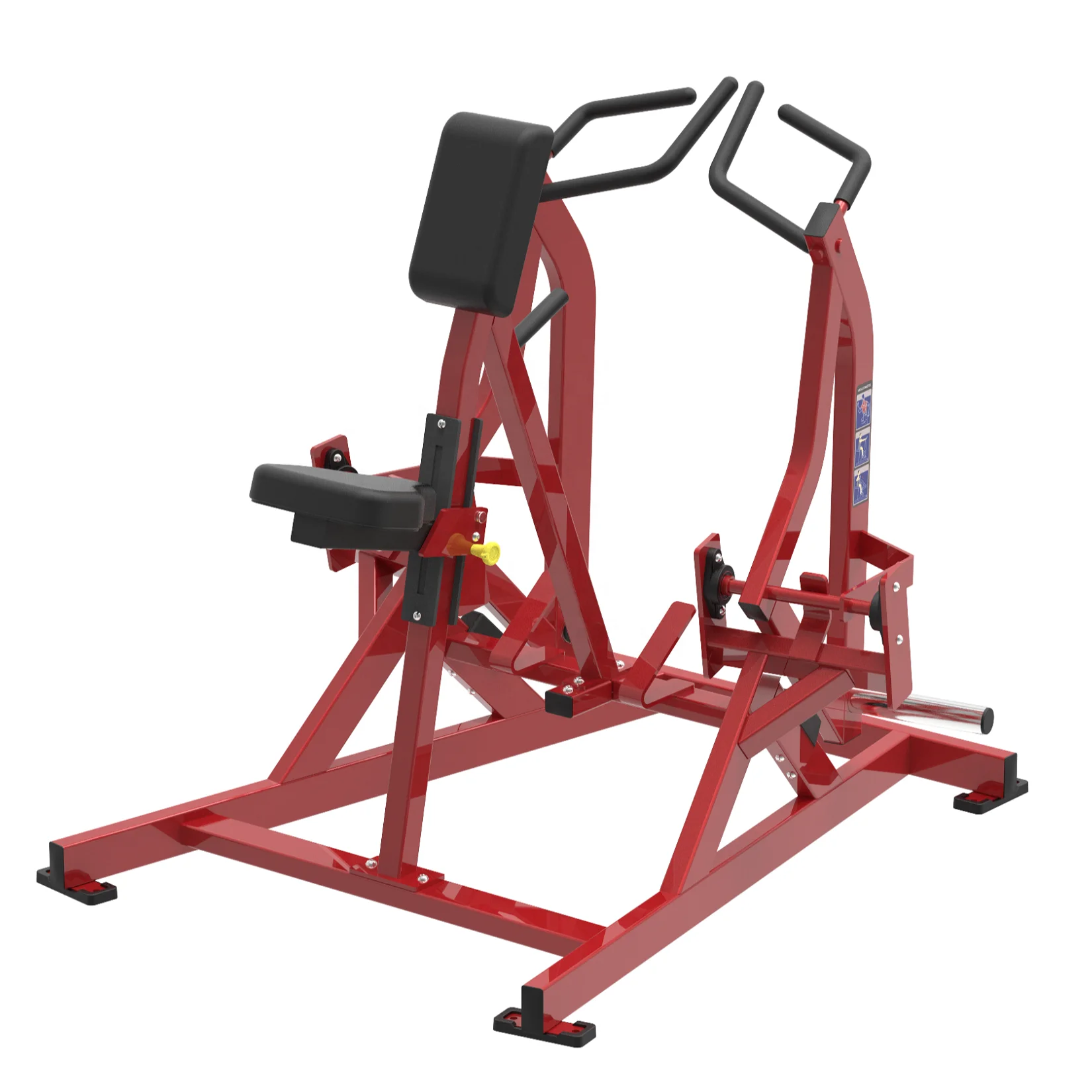 Lateral Row Low Gym Bodybuilding Equipment Guangdong Jolecon Factory Custom Plate Loaded Row Machine