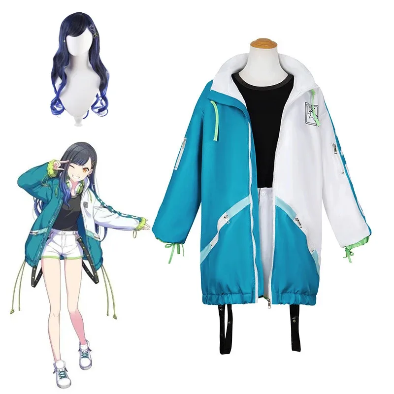 

Shiraishi An Costume Outifit Project Sekai Cosplay Costume Shiraishi Uniform Jacket for Anime Comic Con