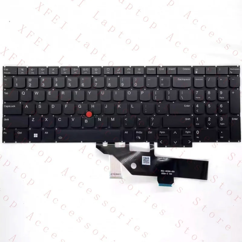 

D New US Backlit Keyboad For ThinkPad E16 Gen 1 21JN 21JQ 21JT 21JU SN21K54208