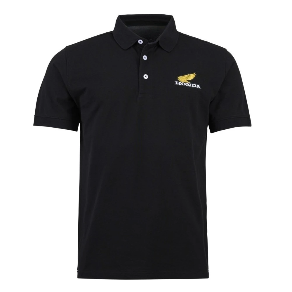 

Мужские и женские рубашки поло Honda, периферийные летние гоночные мотоциклетные рубашки с коротким рукавом, весенне-осенняя деловая футболка в стиле ретро