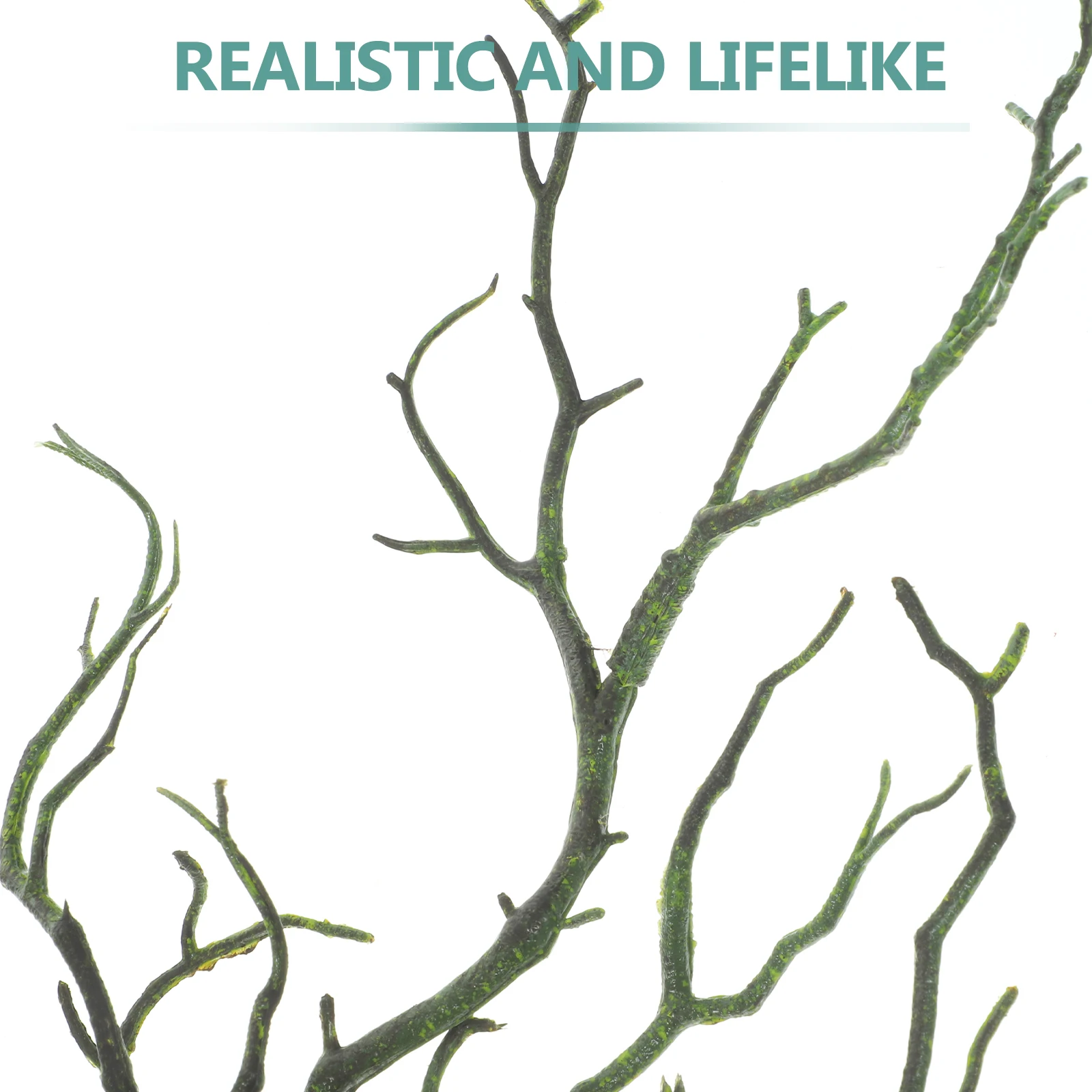 

6pcs Artificial Dried Plastic Antler Branches Decorative Plant Stems Vase Filling Diy Craft Fake Branch Accessory Plastic Diy