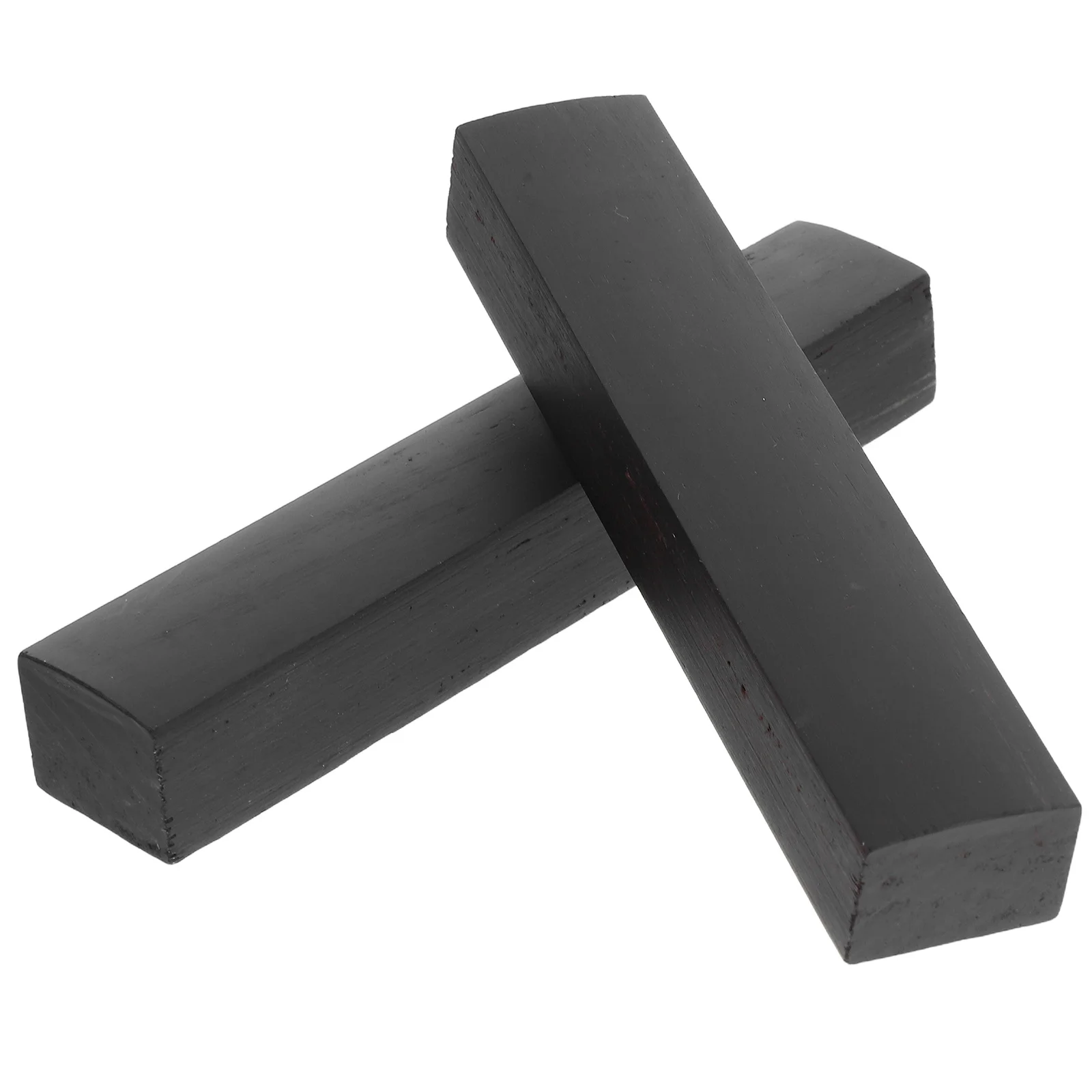 ที่ทับกระดาษไม้เนื้อแข็งลายอักษรวิจิตรจีน 2 ชิ้น ขนาด 15 ซม. ผิวเรียบ สำหรับงานศิลปะบนโต๊ะทำงาน ใช้กับพู่กันสำหรับวาดภาพด้วยหมึก