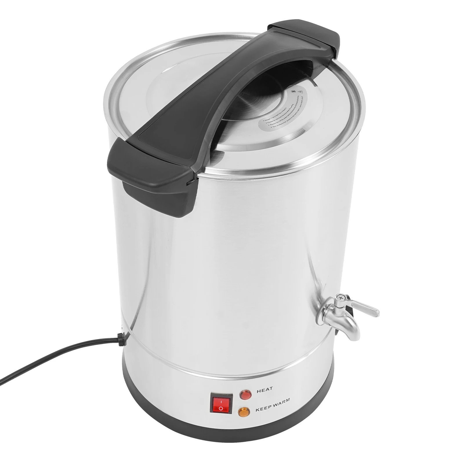 1200 W Electric Wax Melter, 12 L Stainless Steel Wax Melting Pot with Spout, Temperature Range 30℃-110℃, for DIY Candle Making