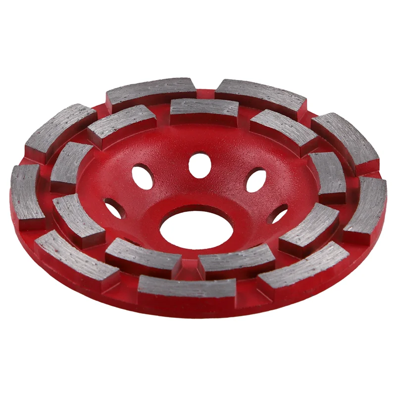 

N11R Diamond Cup Grinder Wheel Double Row Cup Disc For Grinding And Polishing Stone Metal Processing Cutting Wheel 115Mm