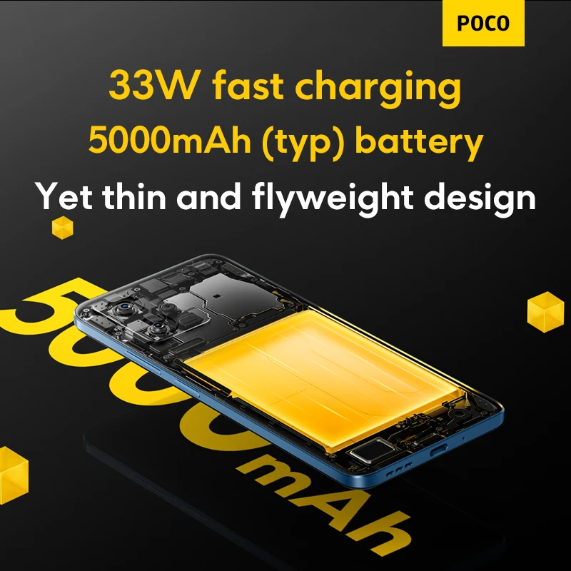 Nuovo POCO X5 5G versione globale 128GB/256GB cellulare 120Hz AMOLED DotDisplay Snapdragon 695 NFC 33W ricarica rapida fotocamera da 48mp