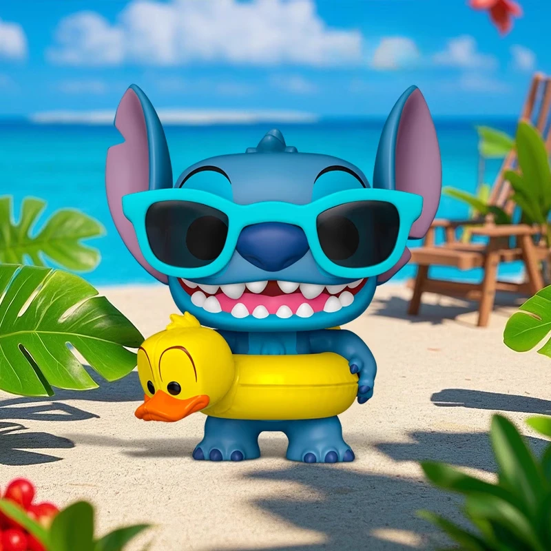 Genuine Edition FUNKO POP Disney Lilo & Stitch – Stitch Surfing Anime Desktop Decoration Ornament Model Toys Collectible Model - Image 3