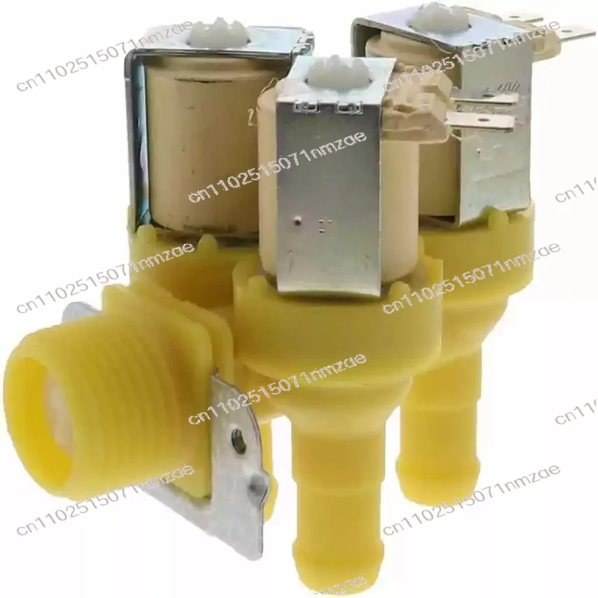 3-Way Water Valve F8286401, 240V Washing Machine Inlet Valve Replacement (60 Pcs)