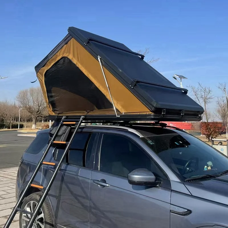 2025 New Style Hard Shell Car Rooftop Tent Outdoor Camping And Overland Off-Road Triangle Type Roof Top Tent