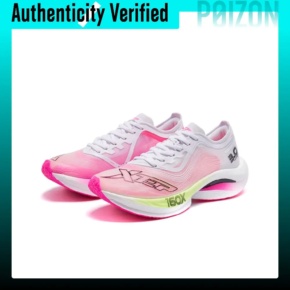XTEP 160X 3.0 Running Shoes Women's Low-top New White/Fluorescent Charm Red 978118110136/