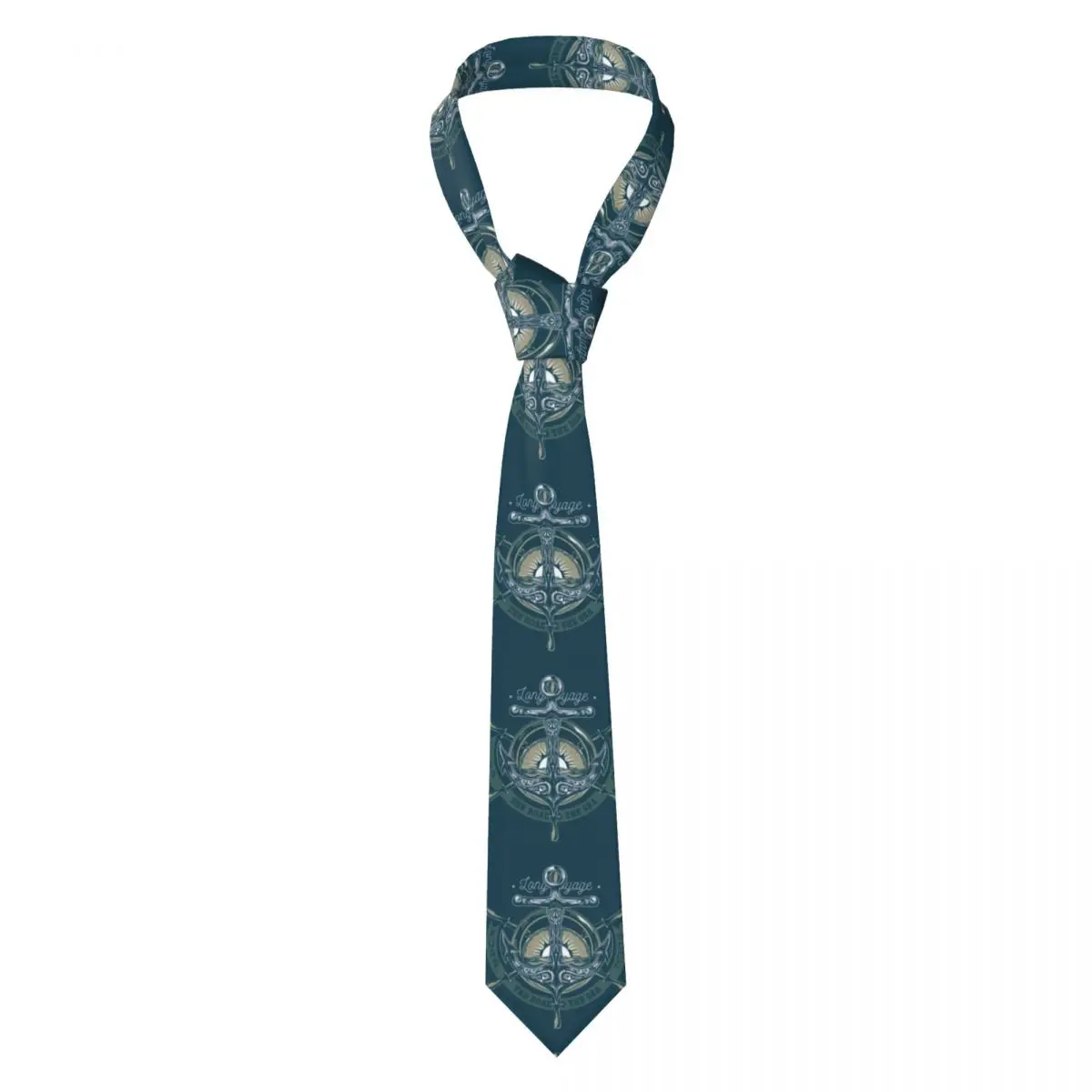 

Custom Retro Vintage Nautical Anchor Necktie Men Mens Suit Tie Sailor For Thanksgiving Day