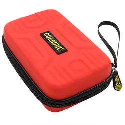 CUESOUL BEAST Dart Case Holds 6 Darts Big Darts Carrying Storage for Steel Tip/Soft Tip Darts (Case Only)-Black/Red
