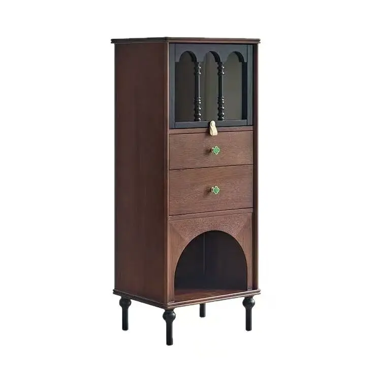 

LMM vintage living room TV side cabinet displays new sofa standing storage chests