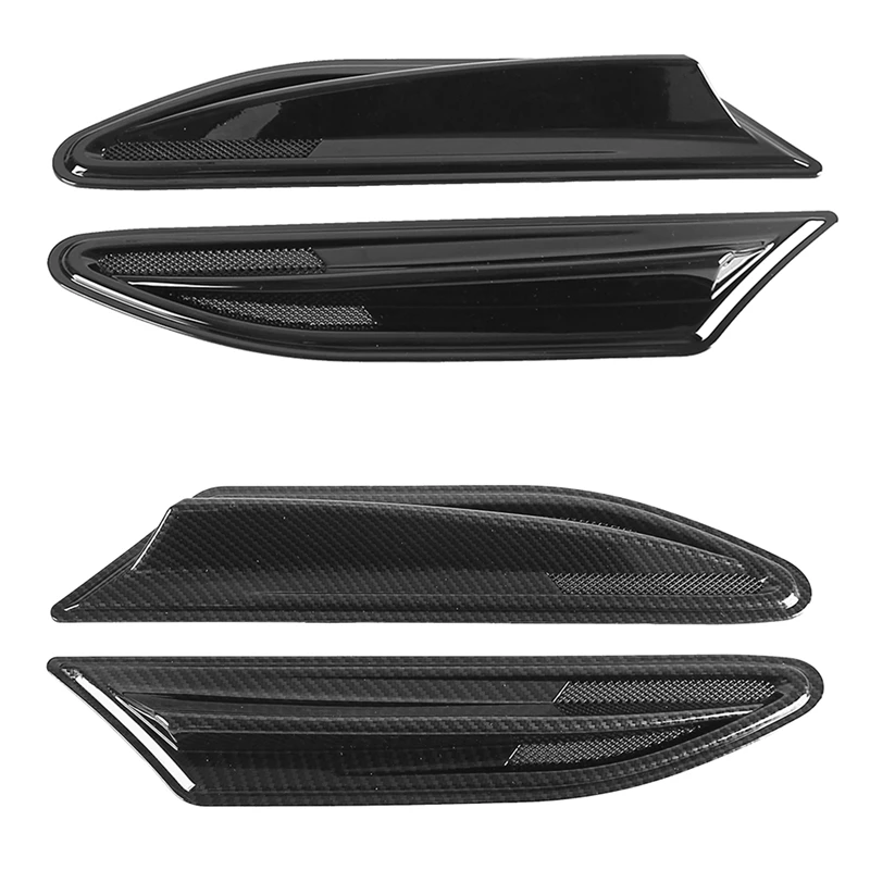 2 PCS Side Fender Wing Fin Trim Replacement Vehicle Modification Parts Spoiler Decorative Leaf Decorative Board