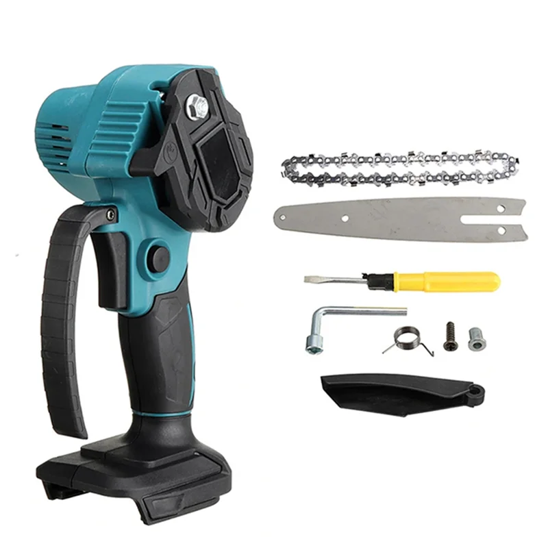 ABRW-4Inch Brushless Chainsaw  Cordless Electric Chain Saw Handheld Pruning Shears Garden Cutting Toos  For  18V Battery