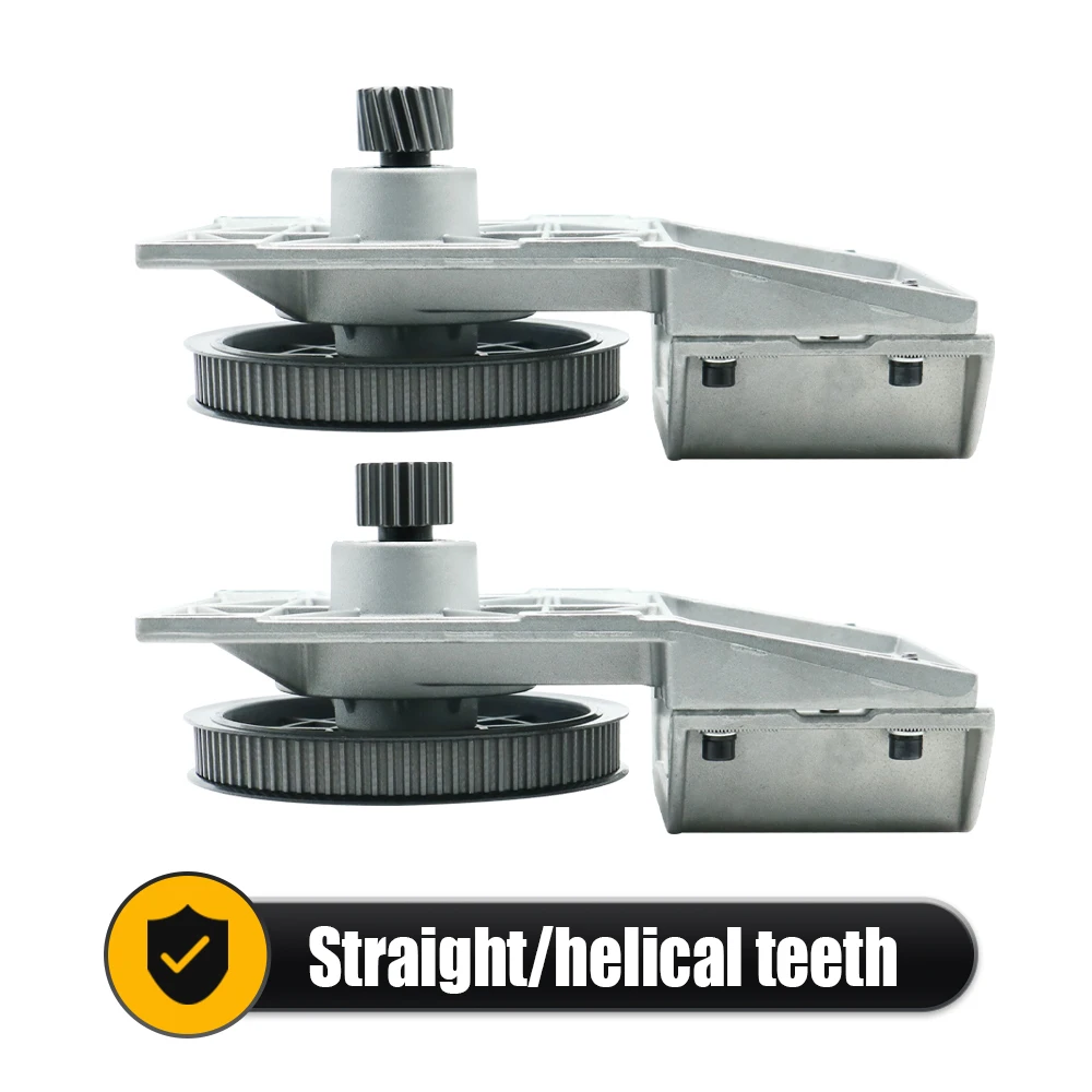 HLTNC Gear Box Ratio 5:1 Gearbox Straight Helical Teeth Gearbox 1.25 1.5 2 Module Synchronous Wheel Reducer Box for Rack for Cnc