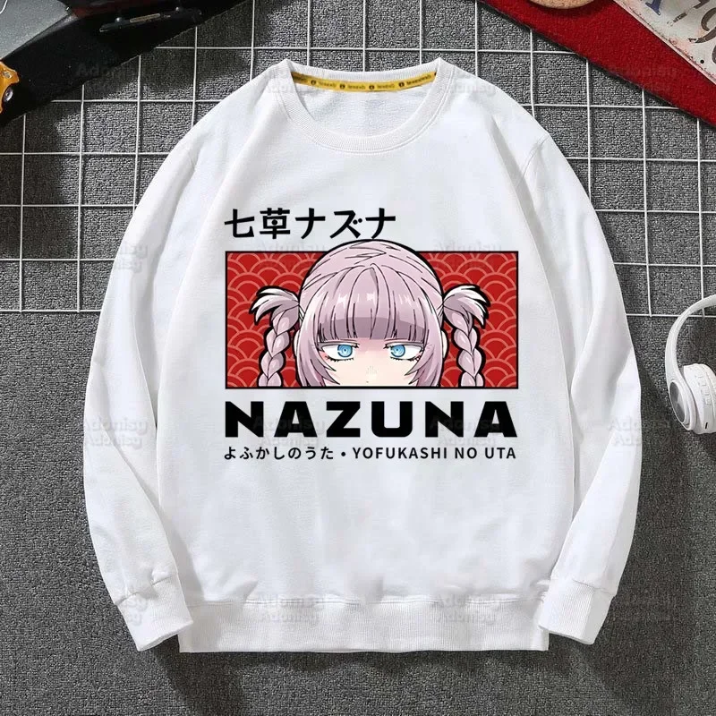 Yofukashi No Uta Hoodies Spring Autumn Male Casual Call of the Night Manga Hoodies Men's Nanakusa Nazuna Hoodies Sweatshirt Tops