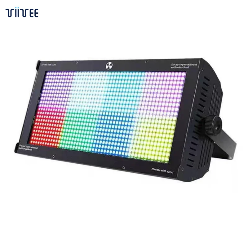 

Tiitee 3In1 Rgb Led Strobe Stage Strobe Lighting Flashing Stage Effects Lighting Equipment