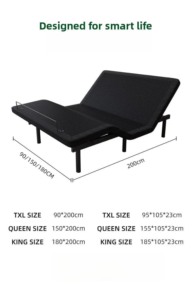 Smart bed is a multi-functional automatic folding electric lifting bed frame hotel bedroom electric bed 6