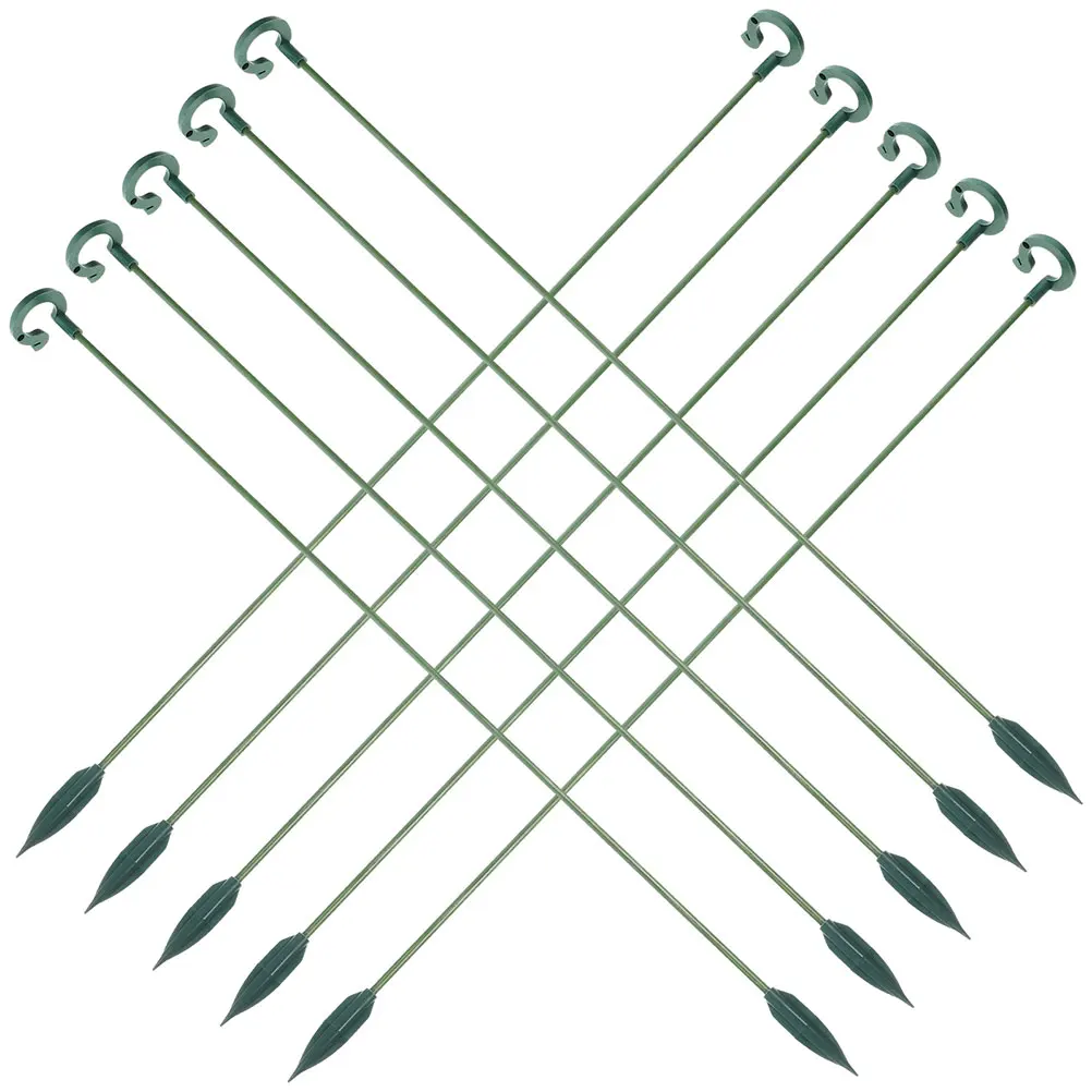 

10pcs 48cm Plant Stake For Indoor Climbing ABS Material Garden Stake Potted Plants Support Rack