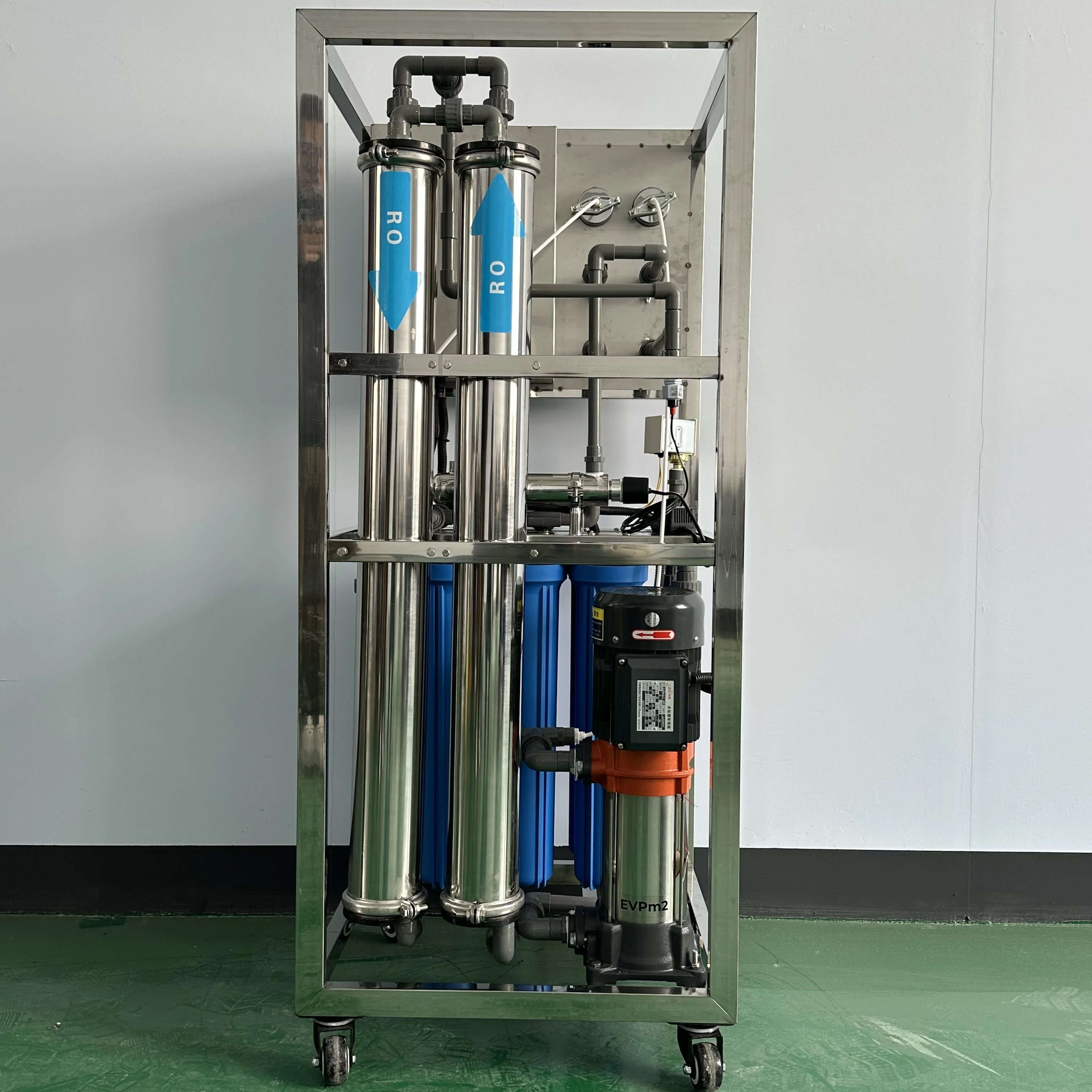

Integrated Compact 500LPH Reverse Osmosis RO Water Treatment System Small Scale Purifier Machine for Laboratory and Business
