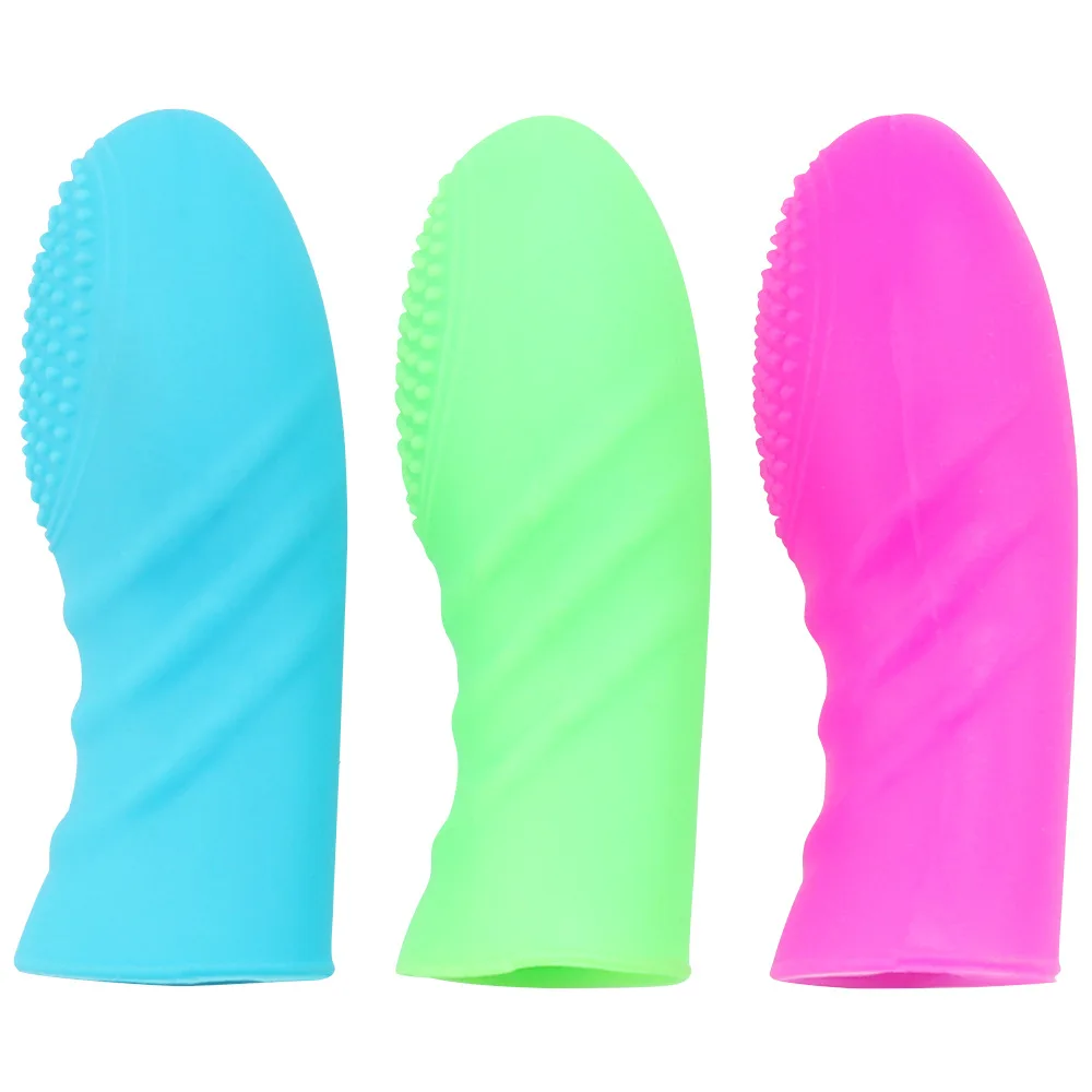 Bdsm Silicone Finger Vibrator Sex Toys For Women Lesbian Clitoris G-Spot Stimulator Massager Erotic Orgasm Female Masturbator