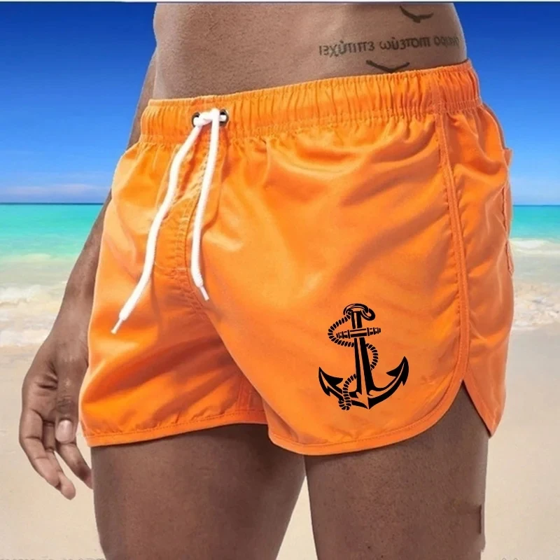 

2025 Brand New Mens Board Shorts Jesus Cross Design Printed Beach Shorts High Quality Male Summer Running Cycling Cool Shorts