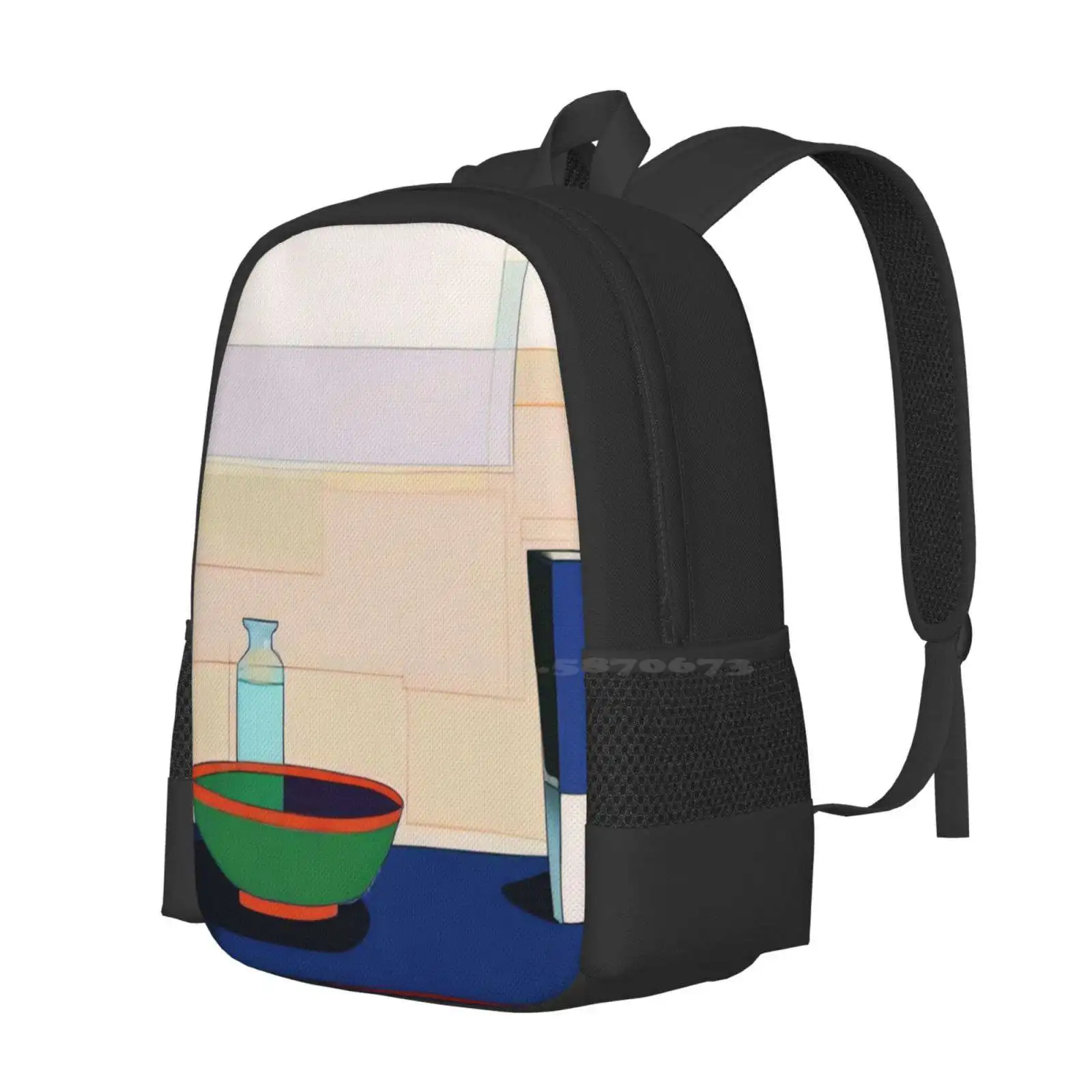 Nicolas De Staël Hot Sale Schoolbag Backpack Fashion Bags Nicolas De Sta ? L Mort Nicolas De Sta ? L Paysage Nicolas De Sta ? L