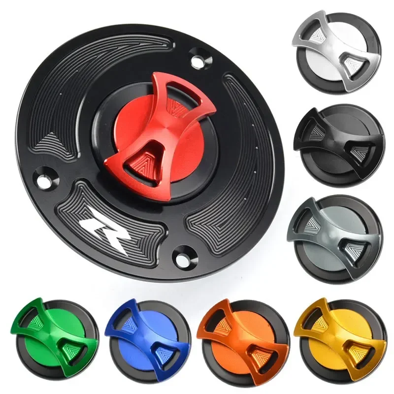 

Keyless Motorcycle Fuel Gas Tank cap Cover For SUZUKI GSXR 600/GSXR 750 2004-2013 2005 2006 2007 2008 2009 2010 2011 2012