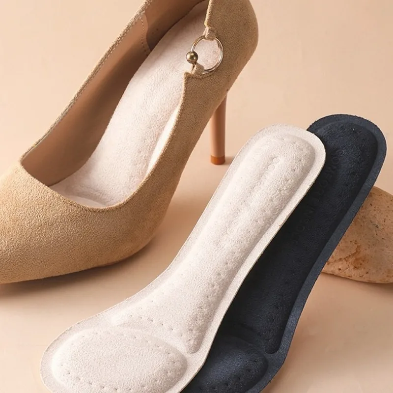 1Pair Self Adhesive High Heel Insoles For Women Summer Comfortable Sweat Wicking Anti Slip 7 Inch Gel Cushion Pads