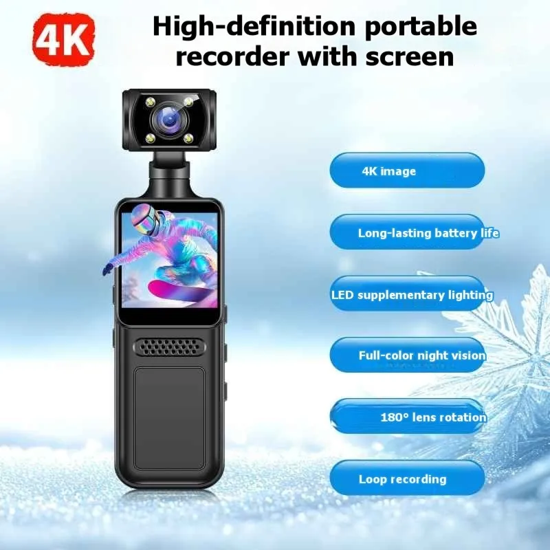 

【PROMOTION】Handheld Pocket Camera With Back Clip For Outdoor Sports Portable Enforcement Recorder