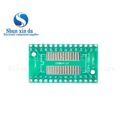 10PCS SSOP28 TSSOP28 SOP-28 SOP28 to DIP28 Transfer Board DIP Pin Board Pitch IC Adapter plate Conversion board 0.65/1.27mm