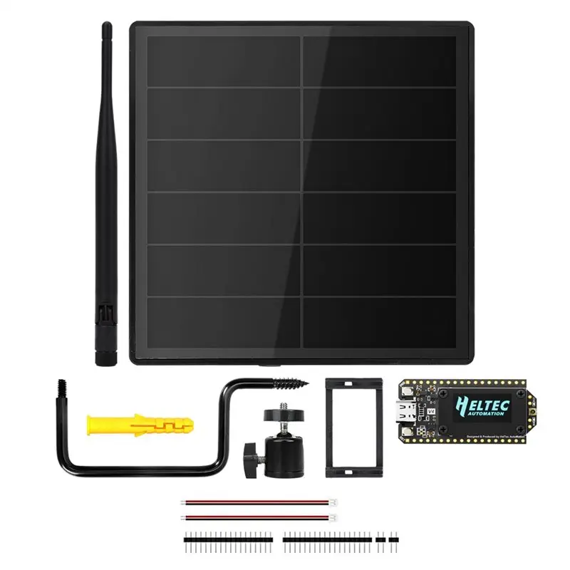 

【РЕКОМЕНДУЕМ】Модуль Lora 5W Meshtastic на солнечной энергии Heltec Lora 32 V4 Lora+ 2.4G Bluetooth Low Power Solar Mesh Network