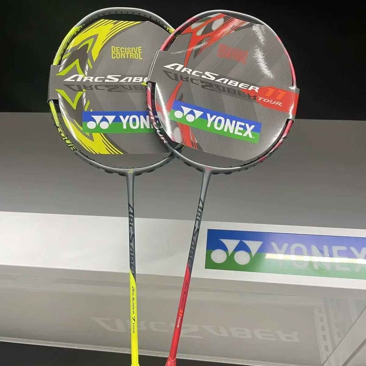 Yonex-Raquette de badminton ARCSAtextures 11 et 7 PRO, arc et flèche, ensemble professionnel, haute qualité, tout carbone avec ligne