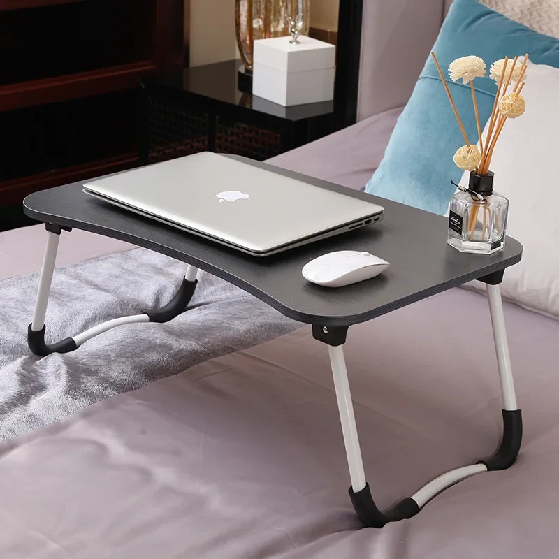 Wooden Foldable Lazy Computer Desk Multifunctional Student Dormitory Bed Study Desk