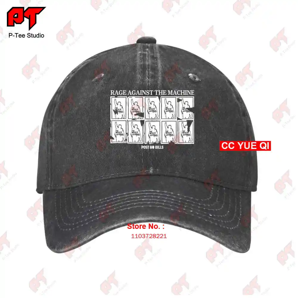 Baseball Caps Truck Cap, Raiva contra o poste da máquina, Sem contas, KU48