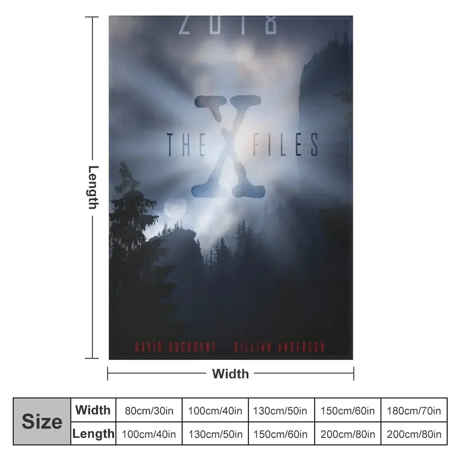 The X-Files S11 poster Throw Blanket Hairy Decoratives Stuffeds Cute Plaid Blankets