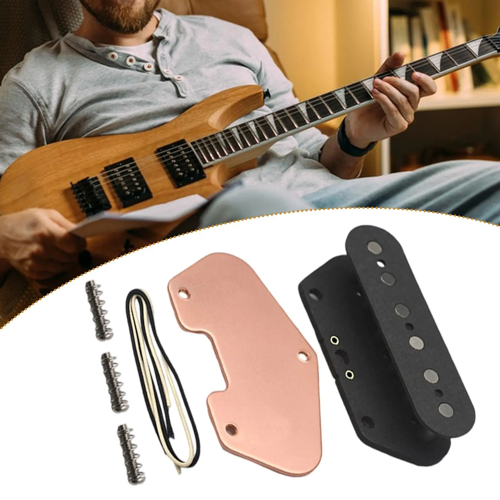 

Guitar Pickup Set with Screws for Style Electric Guitar Accessories Parts