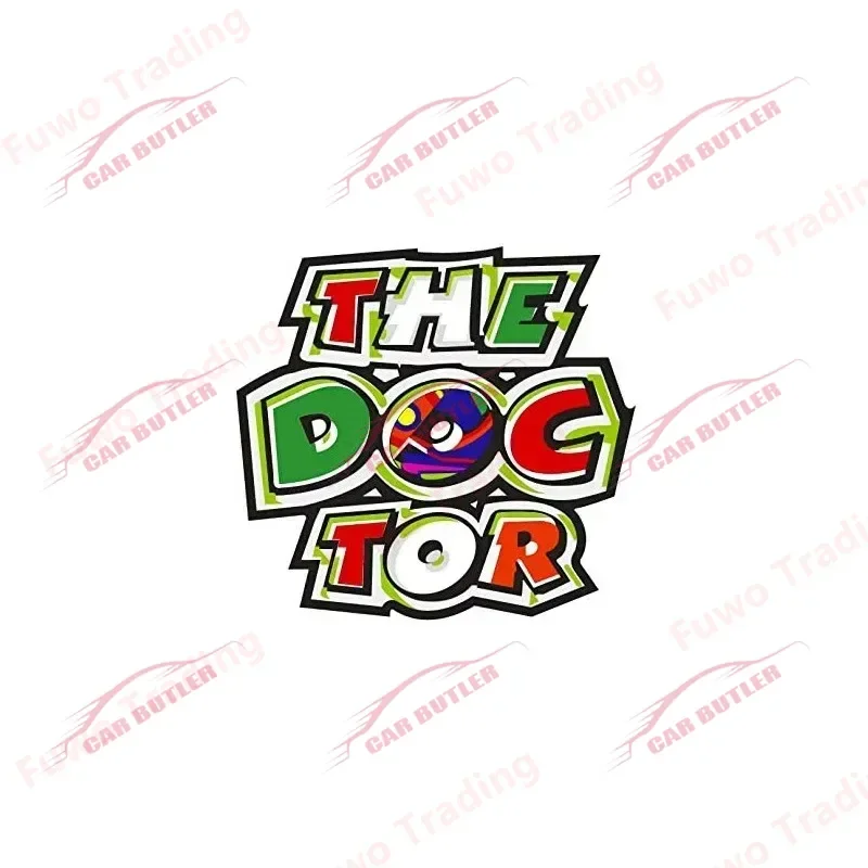 حار بيع عالية سيارة ملصق جودة الملحقات الخارجية الطبيب روسي شارة العلامة التجارية ديكور دراجة نارية الطريق المتسابق AGU خوذة PVC