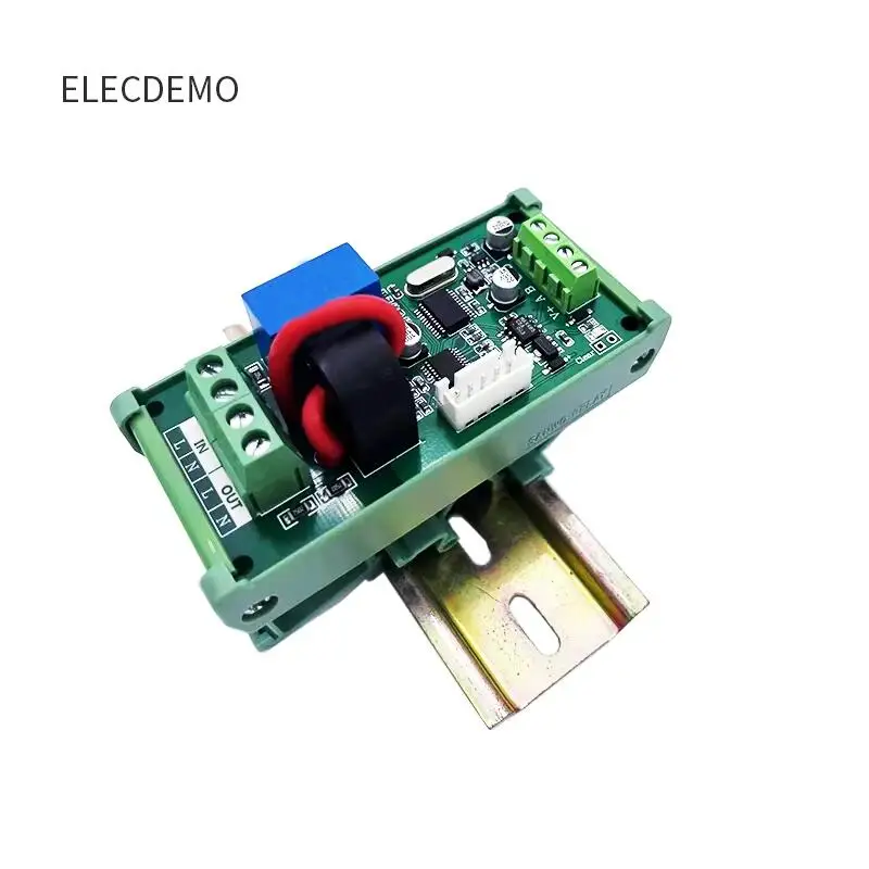Isolated 220V AC Energy Metering Current Voltage Power Acquisition Module Sensor Transmitter Digital Display Modbus