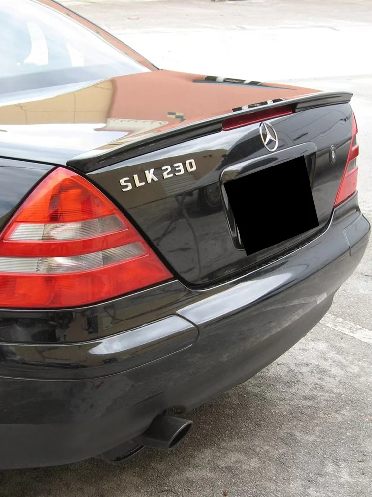 Voor 1996-2004 Mercedes-Benz SLK-Klasse R170 SLK200 230 320 AMG GEN 1 Hoogwaardige FRP Glanzend Zwart Spoiler Kofferbak Boot Wing Spoiler - afbeelding 2
