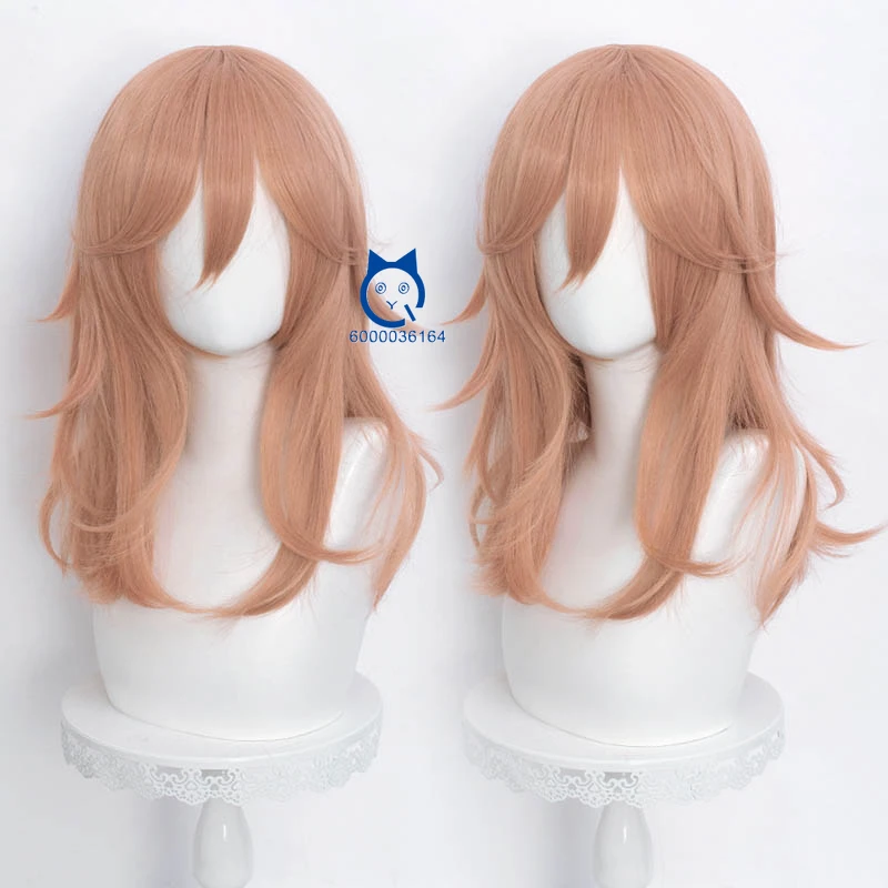 Chaiiinsaw رجل أنيمي الشيطان الملاك رائجة البيع تأثيري حليقة طفيفة ونكص من شعر مستعار مقاومة للحرارة الاصطناعية الشعر حفلة كوميك كون