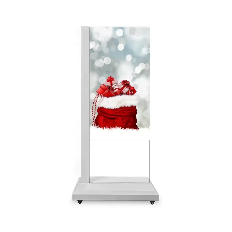 Built-in Win10 Professional 10-Point Capacitive Touch OLED Transparent Screen for Sensitive Precise Interaction Elevator Use