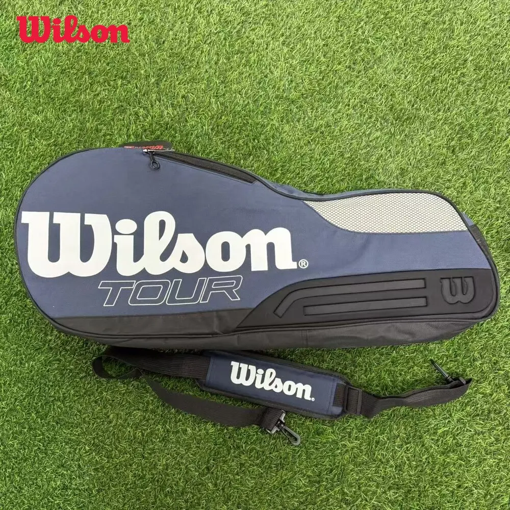Wilson Large Capacity Outdoor Waterproof Badminton Tennis Racket Bag Golf Bag  Put Sneakers Sports Equipment Shoulder Sports Bag