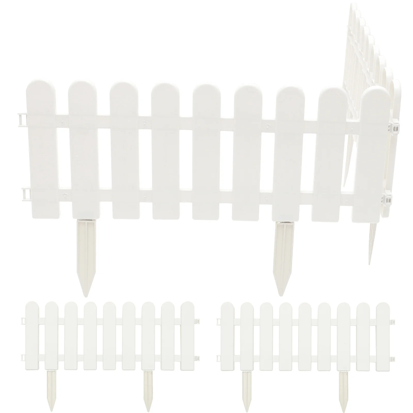 

1 Set Garden Edging Border Durable Pp Plastic Courtyard Landscape Fence For Flowerbeds Lawns Path Yard Outdoor Garden Supply