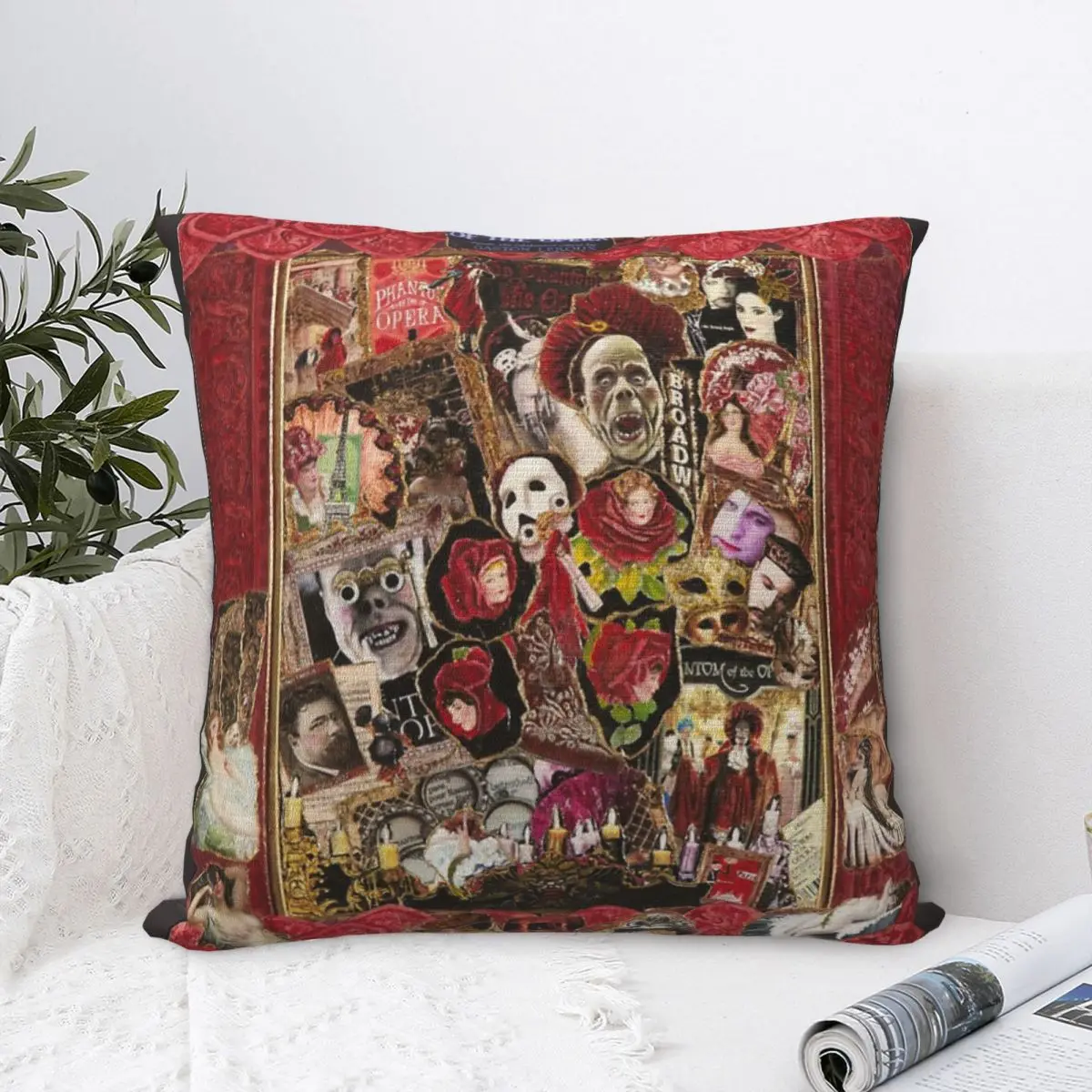 Phantom Of Thr Opera Pillow Case Pillow Cover Luxury Dakimakura Anime Pillow Decorative Pillows For Sofa