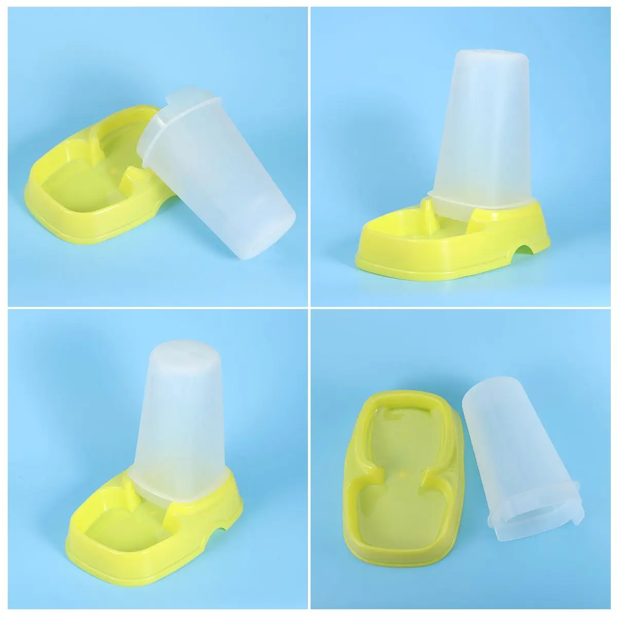 

Automatic Feeder Cat Dog Food Dispenser Vertical Container Dog Food Dispenser Easy Clean Safe Plastic Mosquito Proof