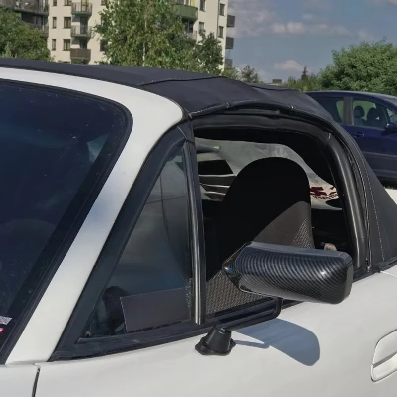 

2Pcs Car Racing Universal Side Rear View Mirror Wide Angle Metal Bracket for Mazda 3/For Miata/Mx5/RX7infinity